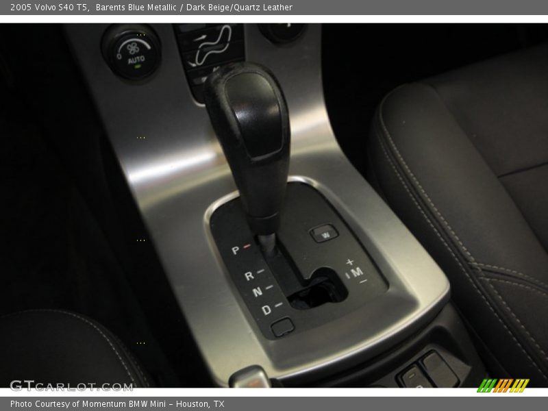 Barents Blue Metallic / Dark Beige/Quartz Leather 2005 Volvo S40 T5