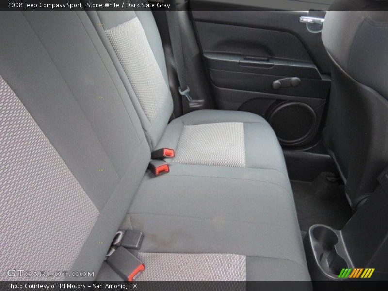 Stone White / Dark Slate Gray 2008 Jeep Compass Sport