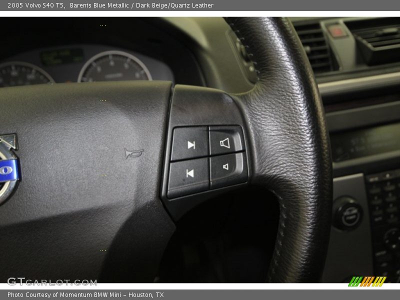 Barents Blue Metallic / Dark Beige/Quartz Leather 2005 Volvo S40 T5