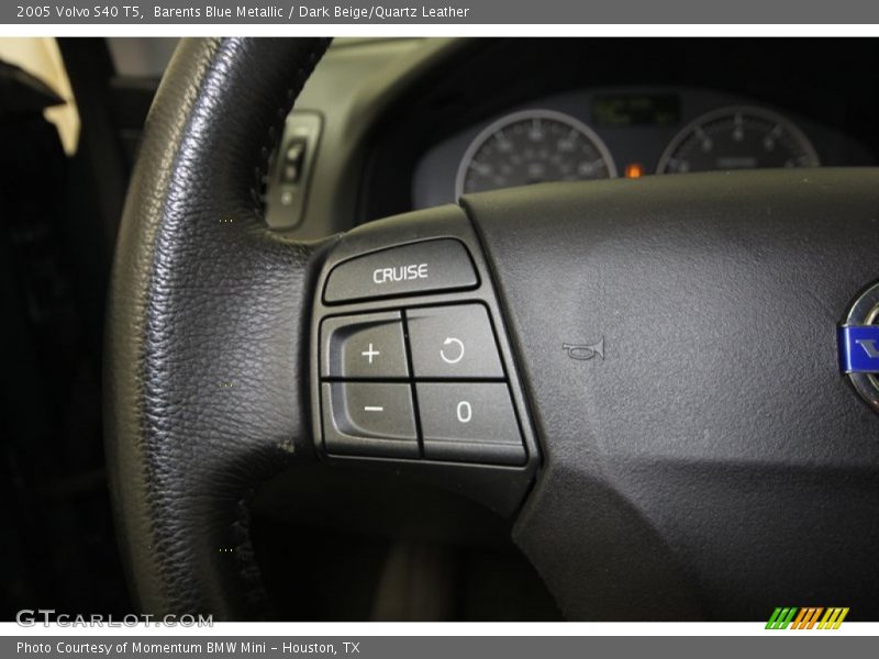 Barents Blue Metallic / Dark Beige/Quartz Leather 2005 Volvo S40 T5