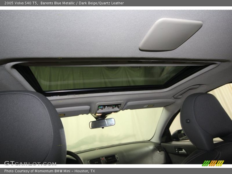 Barents Blue Metallic / Dark Beige/Quartz Leather 2005 Volvo S40 T5