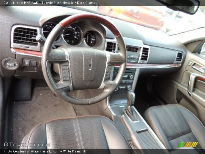 Tuxedo Black Metallic / Dark Charcoal 2011 Lincoln MKZ AWD