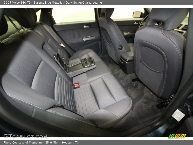 Barents Blue Metallic / Dark Beige/Quartz Leather 2005 Volvo S40 T5