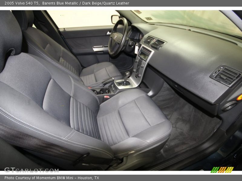 Barents Blue Metallic / Dark Beige/Quartz Leather 2005 Volvo S40 T5