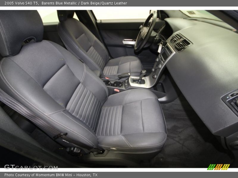 Barents Blue Metallic / Dark Beige/Quartz Leather 2005 Volvo S40 T5