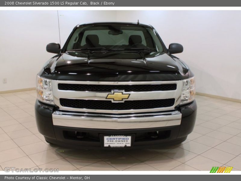 Black / Ebony 2008 Chevrolet Silverado 1500 LS Regular Cab