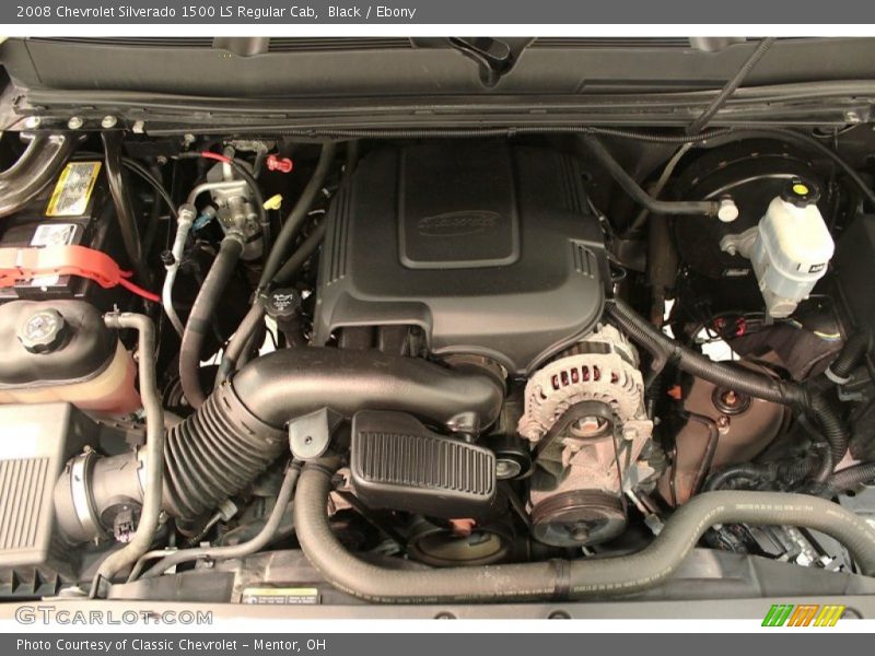 Black / Ebony 2008 Chevrolet Silverado 1500 LS Regular Cab