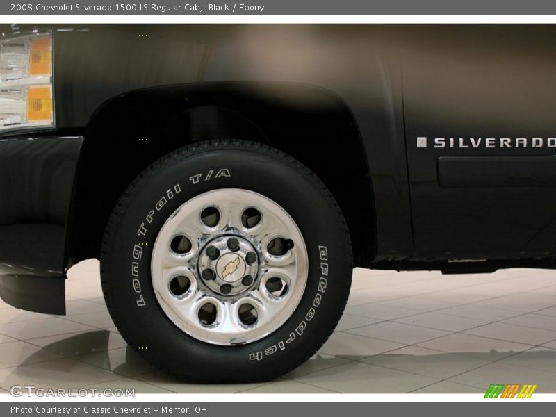 Black / Ebony 2008 Chevrolet Silverado 1500 LS Regular Cab