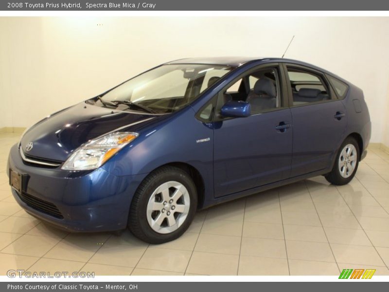 Spectra Blue Mica / Gray 2008 Toyota Prius Hybrid