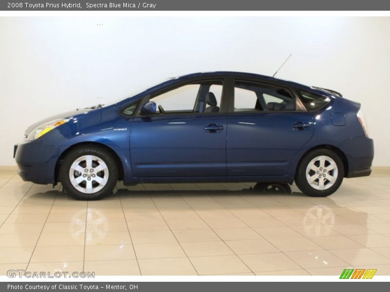 Spectra Blue Mica / Gray 2008 Toyota Prius Hybrid