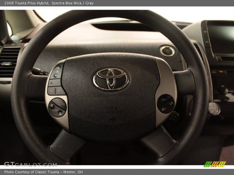 Spectra Blue Mica / Gray 2008 Toyota Prius Hybrid