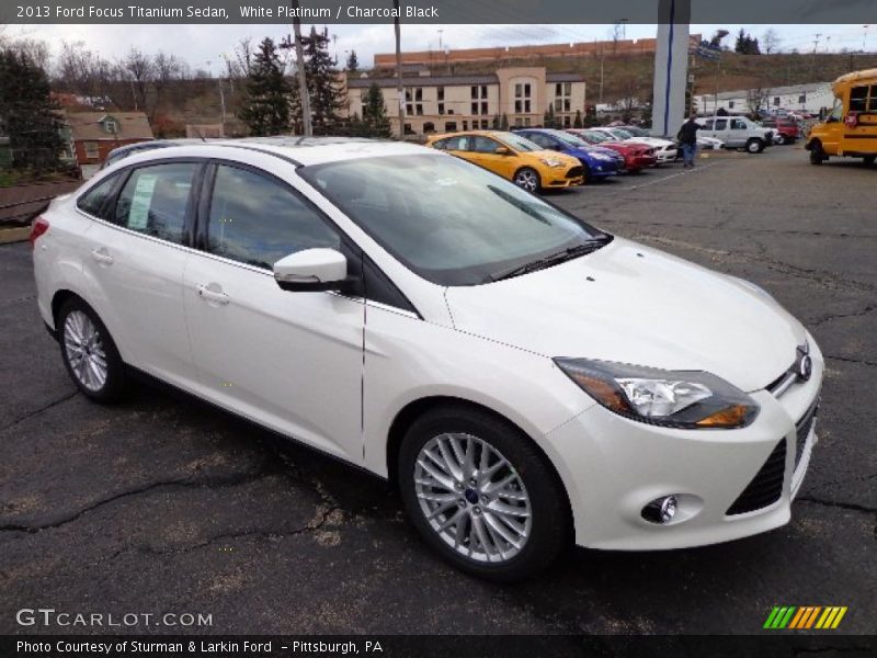 Front 3/4 View of 2013 Focus Titanium Sedan