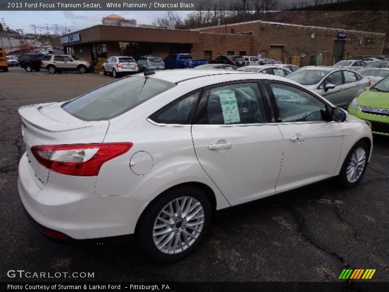  2013 Focus Titanium Sedan White Platinum