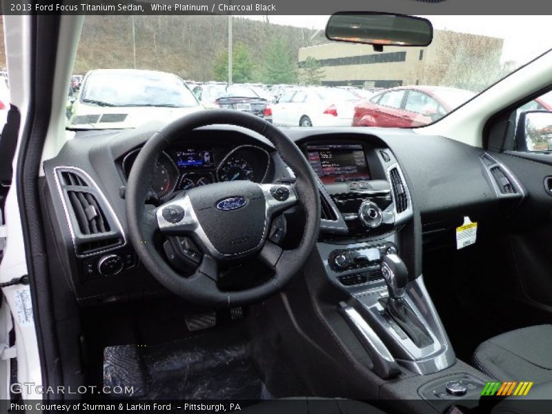 Dashboard of 2013 Focus Titanium Sedan