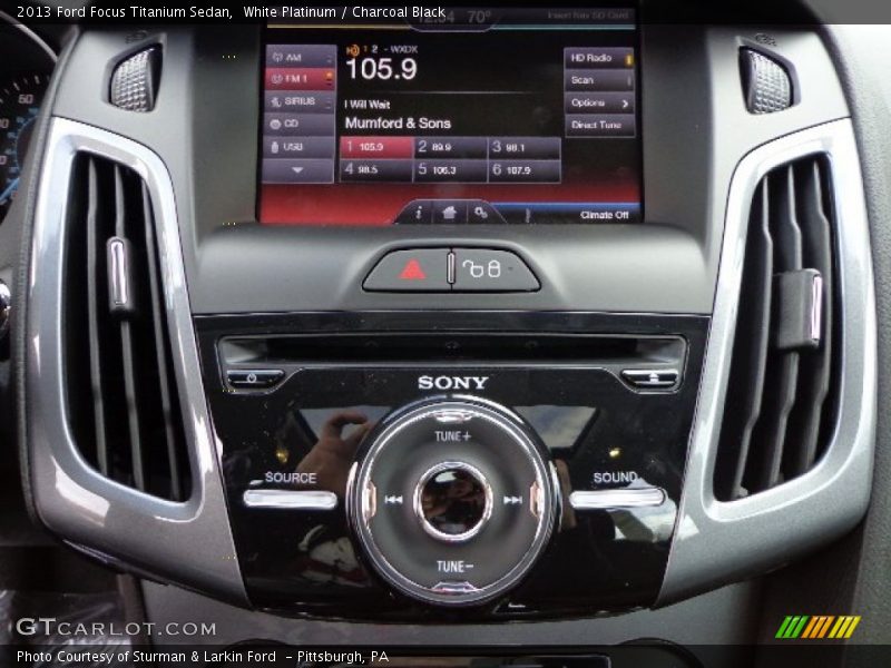 Controls of 2013 Focus Titanium Sedan