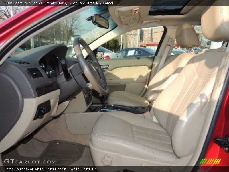 Front Seat of 2009 Milan V6 Premier AWD