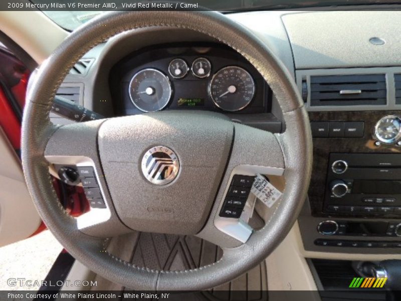 2009 Milan V6 Premier AWD Steering Wheel