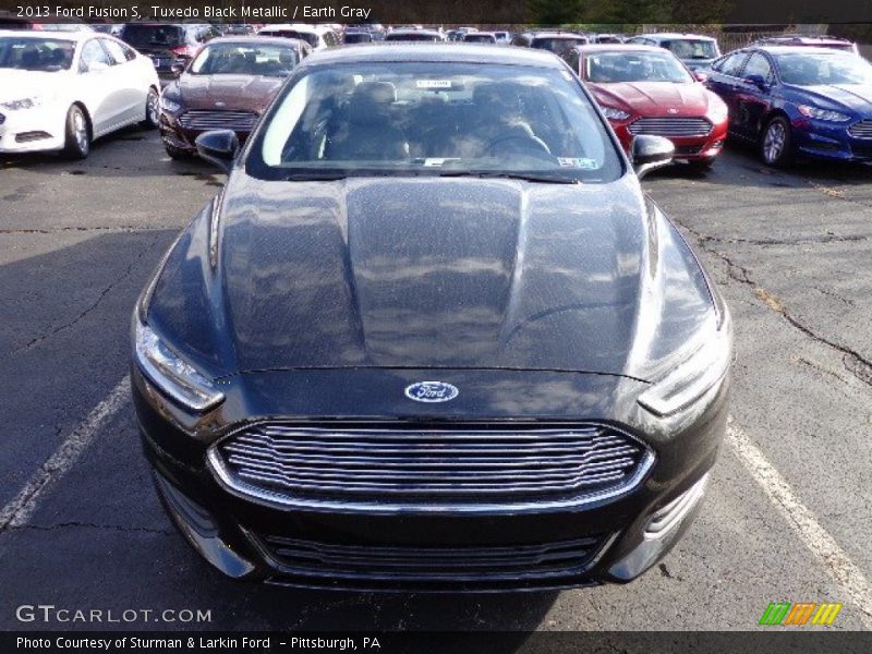 Tuxedo Black Metallic / Earth Gray 2013 Ford Fusion S