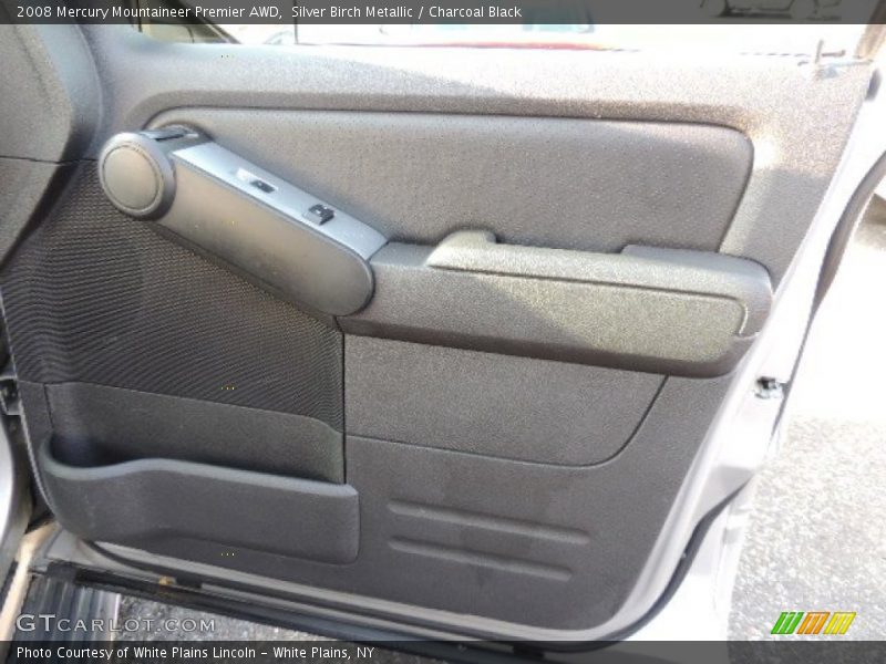 Silver Birch Metallic / Charcoal Black 2008 Mercury Mountaineer Premier AWD