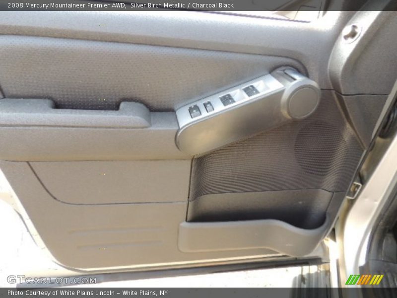 Silver Birch Metallic / Charcoal Black 2008 Mercury Mountaineer Premier AWD