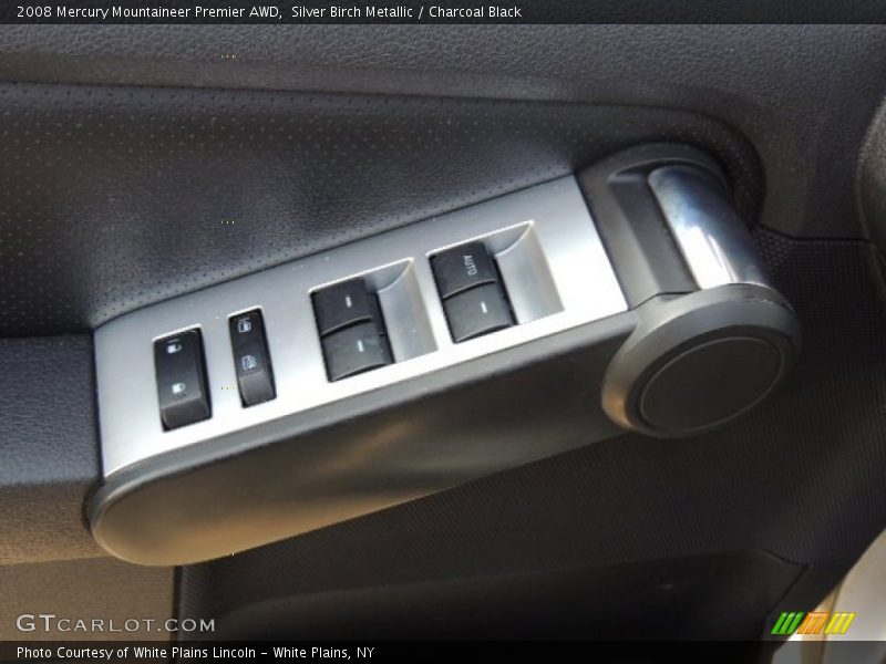 Silver Birch Metallic / Charcoal Black 2008 Mercury Mountaineer Premier AWD
