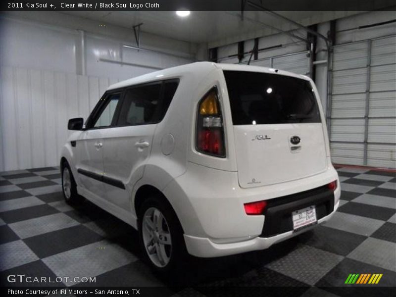 Clear White / Black Soul Logo Cloth 2011 Kia Soul +