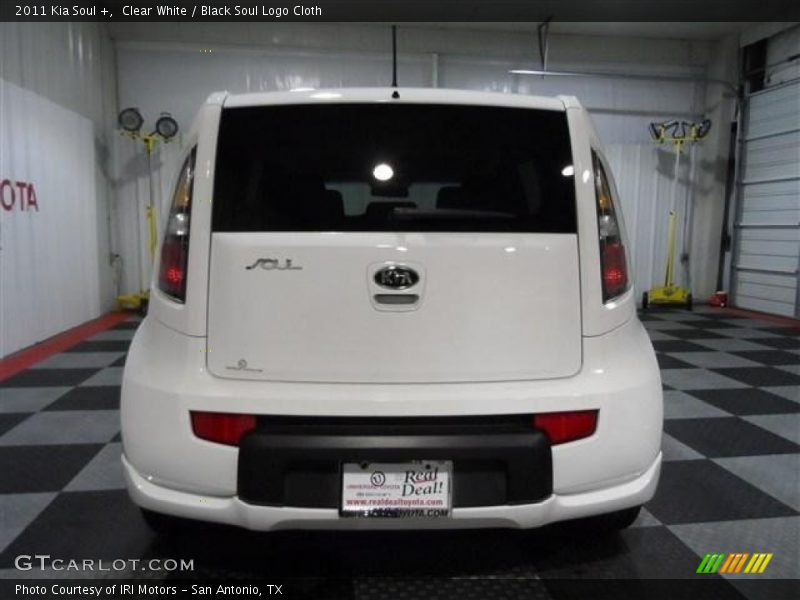 Clear White / Black Soul Logo Cloth 2011 Kia Soul +