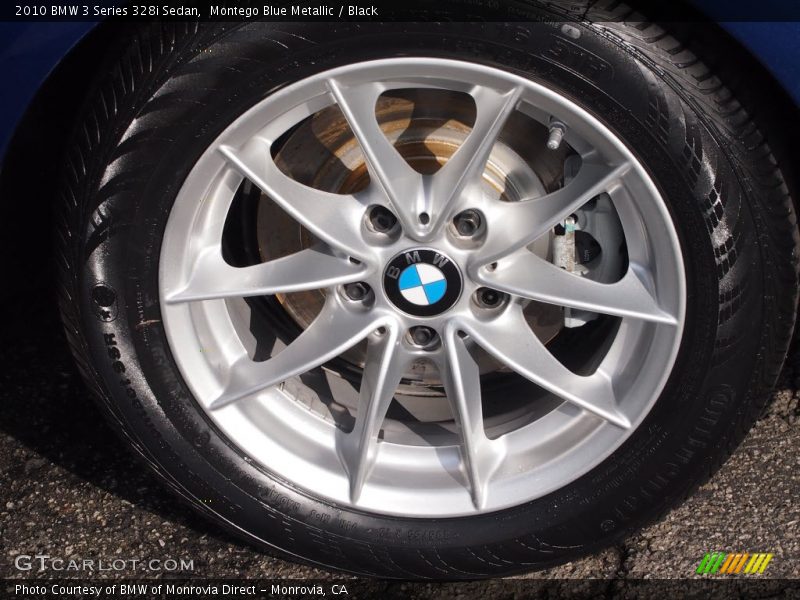 Montego Blue Metallic / Black 2010 BMW 3 Series 328i Sedan
