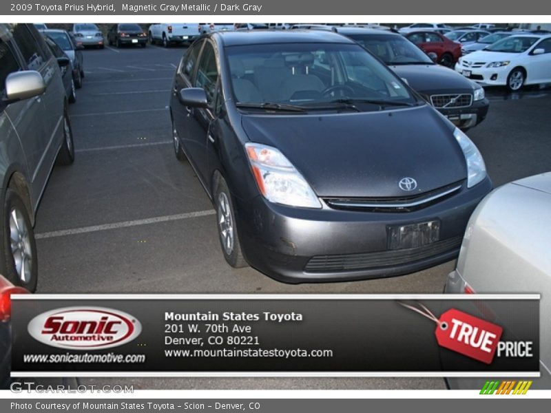 Magnetic Gray Metallic / Dark Gray 2009 Toyota Prius Hybrid