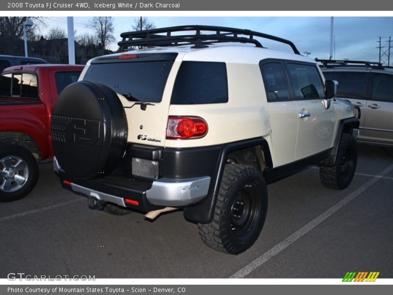 Iceberg White / Dark Charcoal 2008 Toyota FJ Cruiser 4WD