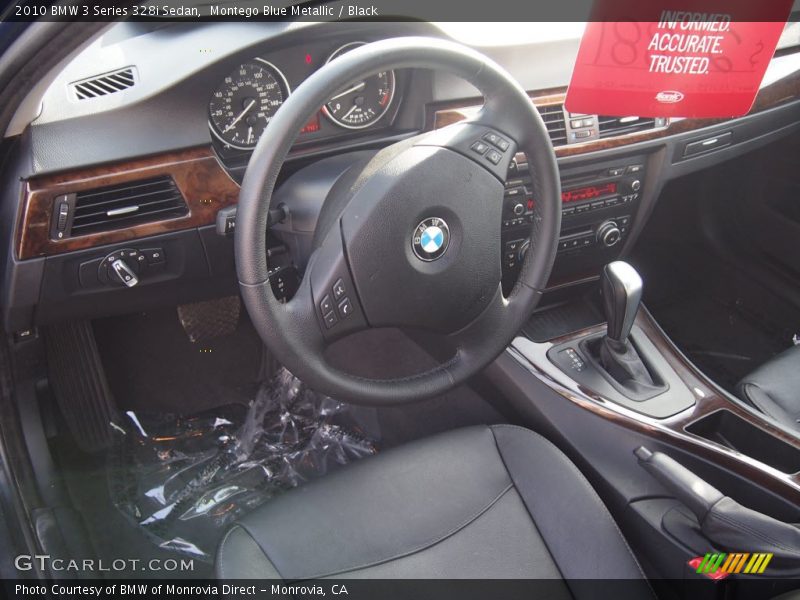Montego Blue Metallic / Black 2010 BMW 3 Series 328i Sedan