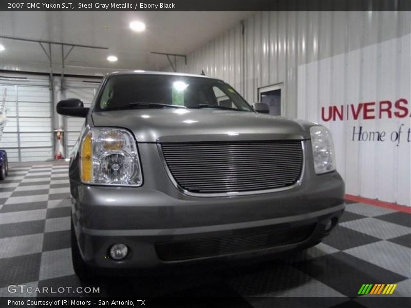 Steel Gray Metallic / Ebony Black 2007 GMC Yukon SLT