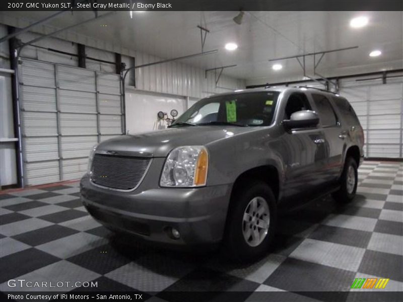 Steel Gray Metallic / Ebony Black 2007 GMC Yukon SLT