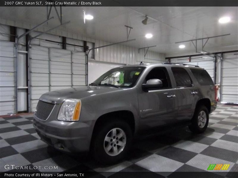 Steel Gray Metallic / Ebony Black 2007 GMC Yukon SLT
