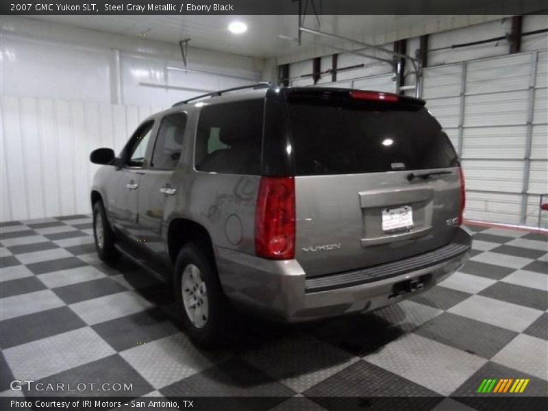 Steel Gray Metallic / Ebony Black 2007 GMC Yukon SLT