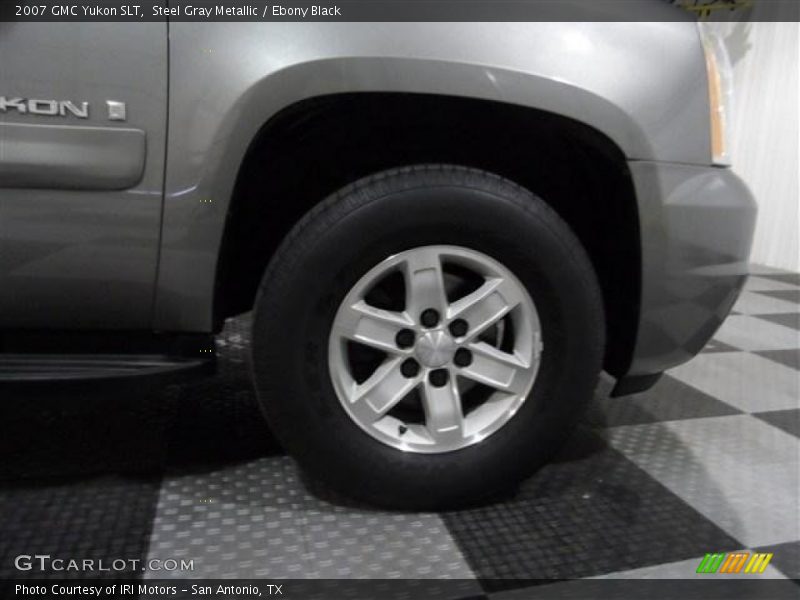 Steel Gray Metallic / Ebony Black 2007 GMC Yukon SLT