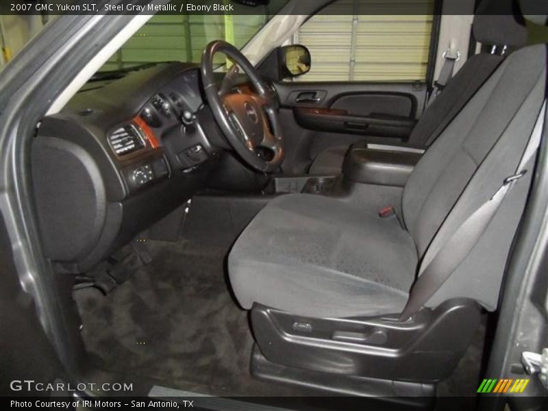 Steel Gray Metallic / Ebony Black 2007 GMC Yukon SLT