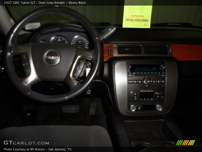 Steel Gray Metallic / Ebony Black 2007 GMC Yukon SLT