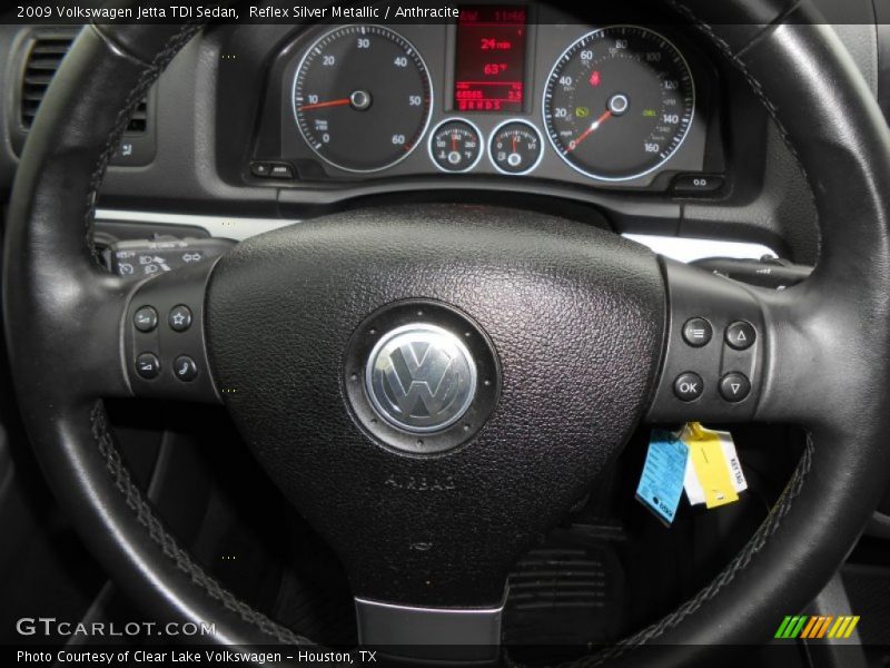 Reflex Silver Metallic / Anthracite 2009 Volkswagen Jetta TDI Sedan