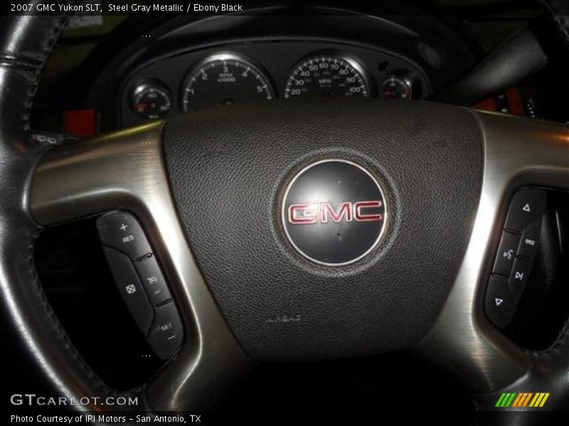 Steel Gray Metallic / Ebony Black 2007 GMC Yukon SLT