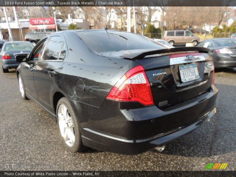 Tuxedo Black Metallic / Charcoal Black 2010 Ford Fusion Sport AWD