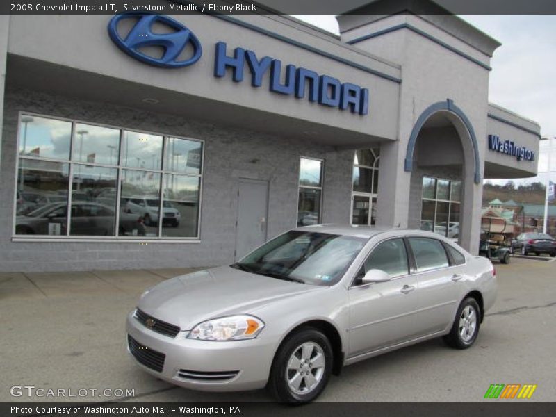 Silverstone Metallic / Ebony Black 2008 Chevrolet Impala LT