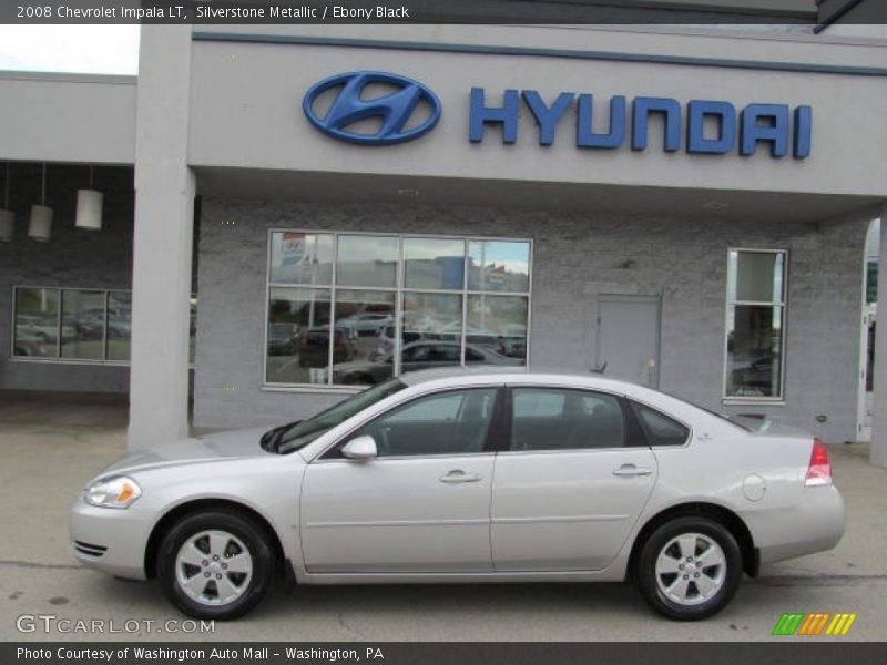 Silverstone Metallic / Ebony Black 2008 Chevrolet Impala LT