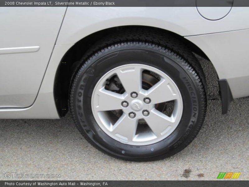 Silverstone Metallic / Ebony Black 2008 Chevrolet Impala LT