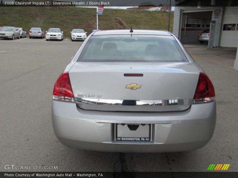 Silverstone Metallic / Ebony Black 2008 Chevrolet Impala LT