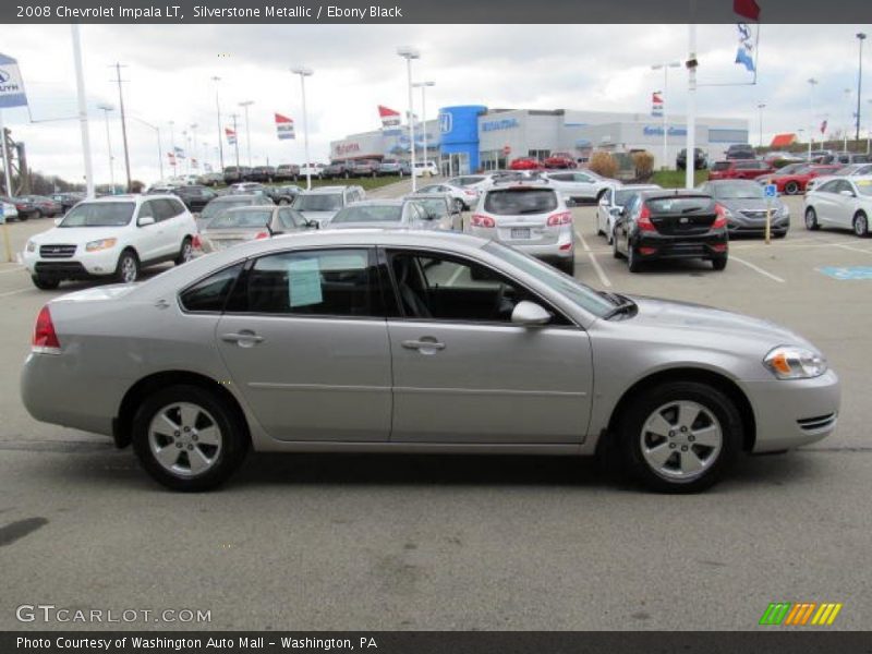 Silverstone Metallic / Ebony Black 2008 Chevrolet Impala LT