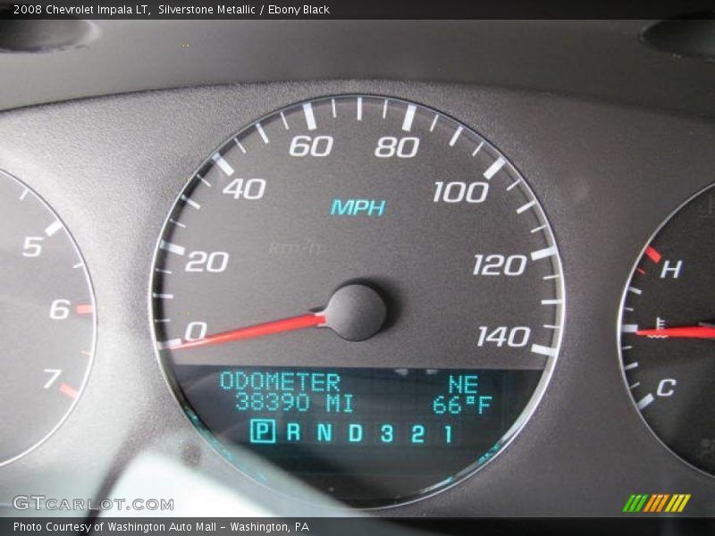 Silverstone Metallic / Ebony Black 2008 Chevrolet Impala LT