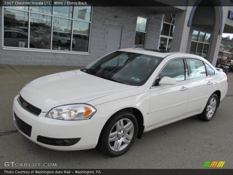 White / Ebony Black 2007 Chevrolet Impala LTZ