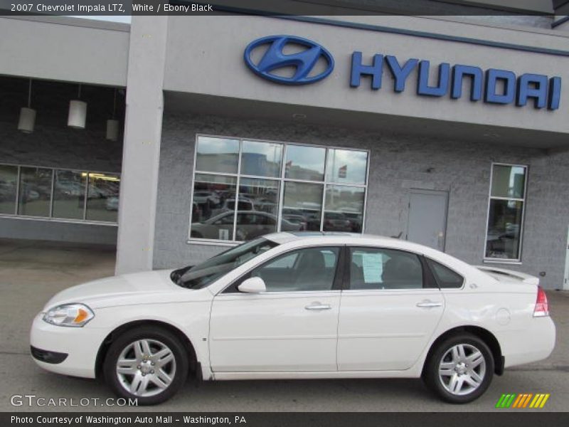 White / Ebony Black 2007 Chevrolet Impala LTZ