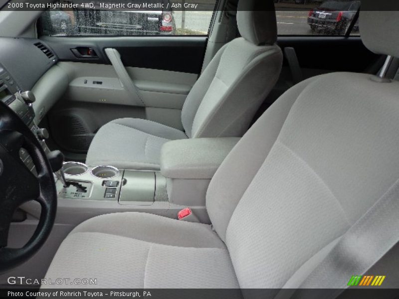 Magnetic Gray Metallic / Ash Gray 2008 Toyota Highlander 4WD
